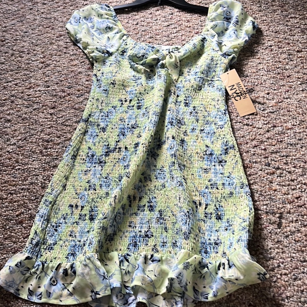 Madden NYC floral dress juniors medium bnwt